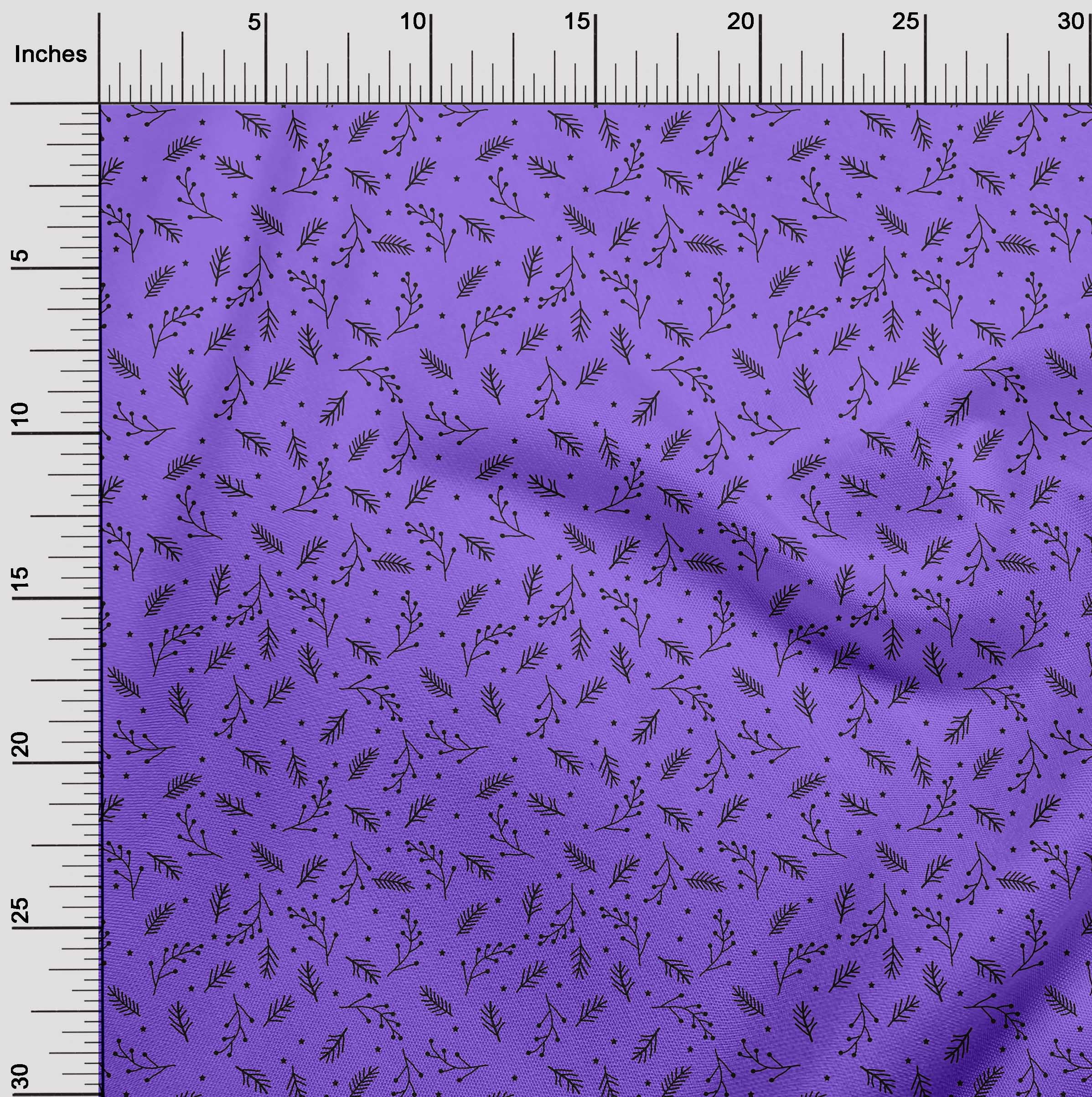 oneOone Cotton Cambric Forest Green Fabric Christmas Fabric For Sewing Printed Craft Fabric By The Yard 56 Inch Wide