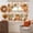 Wheat Taupe, Soft Cream, variant on Thanksgiving Pumpkins Swag Kitchen Curtains Sets for Windows 24 Inch Length, Fall Maple Leaves Berries Tan Check Short Window Curtain Panels Swags Valances and Tiers 3 Piece Set for Cafe/Dining Room