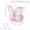 A, variant on Pack of 6 butterfly design paper flower containers, light pink and purple floral cardboard boxes, perfect for birthday and wedding celebrations, baby shower decorations, flower gift boxes