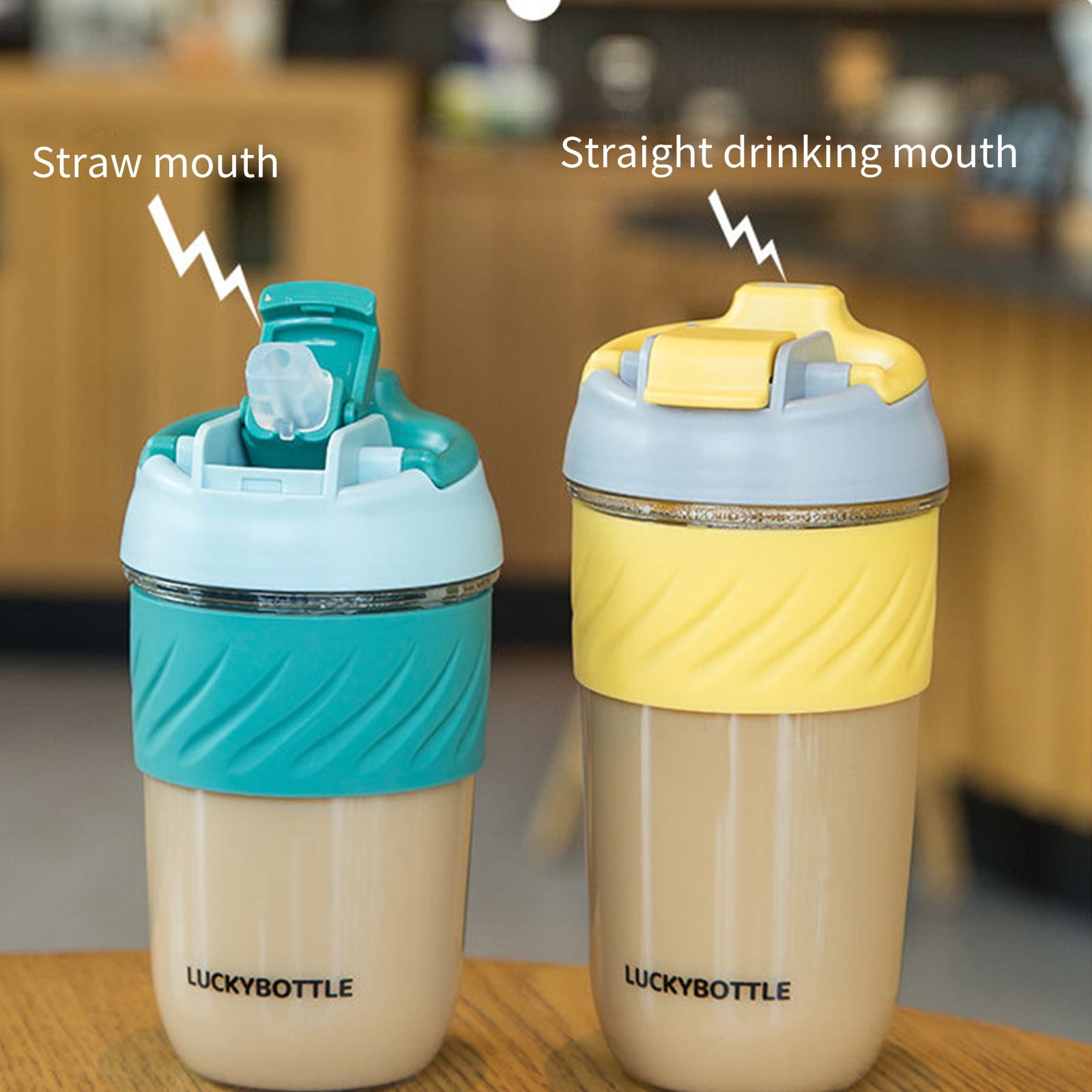 ddioayh Drink Cup,Large Capacity Straw Cup,Cute Kids and Teengers Portable Handy Cup Plastic Cup