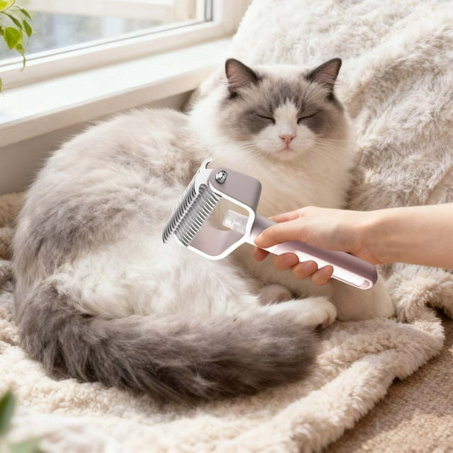 Pet Care Deshedding Spray for Dogs and Cats with Nourishing Formula Reducing Loose Undercoat and Enhancing Coat Shine for Grooming Routine