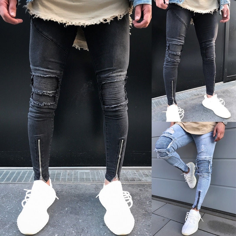 Black tights under ripped jeans hotsell