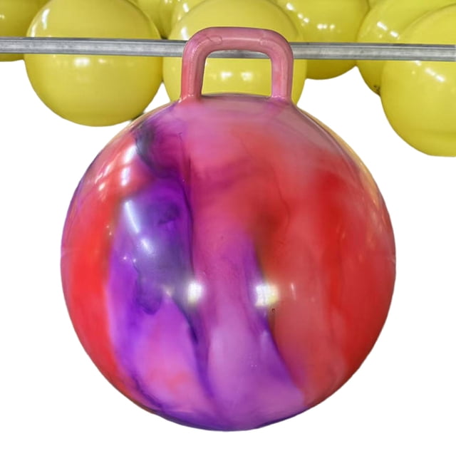 Bewildely Pelotas saltarinas para el desarrollo físico activo de los niños: mejora del equilibrio mediante el rebote enérgico. Juegos de césped rojo púrpura