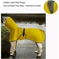 thumbnail image 5 of HQREA Dog Hooded Rain Jacket,  Reflective Waterproof Pet Raincoat for Extra Large Dogs, 5 of 6