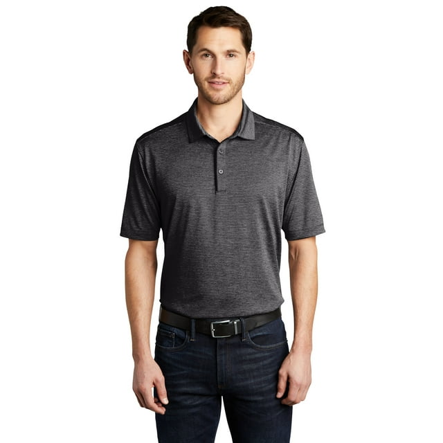 Port Authority Polo à Rayures pour Hommes - K585