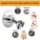 thumbnail image 1 of Soporte de cabezal de ducha de acero inoxidable, soporte de cabezal de ducha de baño de mano con adhesivo ajustable 360, soporte de ducha de metal para montaje en pared sin necesidad de herramientas ShuxiuWang 8390613426987, 1 of 1