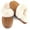 Chestnut, variant on Parfeying Women's Sheepskin House Slippers Indoor Outdoor Shearling Shoes for Women
