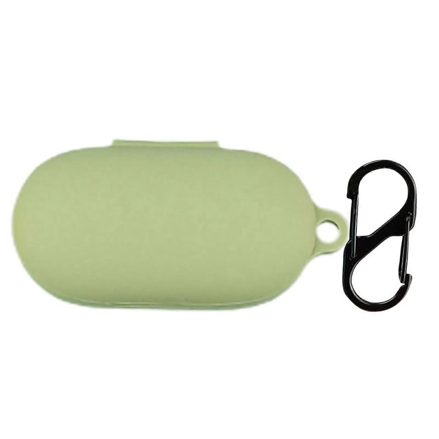 Funda protectora de silicona suave a prueba de golpes para auriculares compatibles con Bluetooth para OnePlus Buds Z2, verde claro