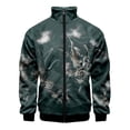 thumbnail image 3 of Chaqueta con estampado 3D de Kirin, mito chino, para hombre, abrigo con estampado de animales de gran tamaño, estilo urbano, para primavera y otoño, chaquetas con cremallera, 3 of 5