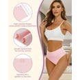 Sunm Boutique High Waisted Thongs for Women Tummy Control Underwear