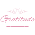 thumbnail image 1 of Gratitude Vinyl Decal Sticker Quote - Medium - Lilac, 1 of 3