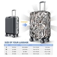 thumbnail image 4 of Balery Leopard And Zebra Funda de equipaje, fundas para maletas, elástica, lavable, protector de maletas, compatible con maletas de 18 a 32 pulgadas-Large, 4 of 7