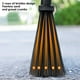 thumbnail image 5 of Escoba CLLC, escoba angular con mango largo - Ideal para limpieza profunda, también funciona bien para polvo fino - Barredora comercial para interiores y exteriores para patio, acera, terraza, cocina, 5 of 6