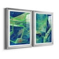 thumbnail image 2 of Wexford Home Geometric in Cool I Premium Framed Print, 26.5" x 36.5" - Ready to Hang, Silver (Set of 2), 2 of 9