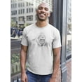 thumbnail image 2 of A Gorilla Head In Pen Style Tee Men's -Image by Shutterstock, 2 of 4