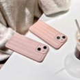 thumbnail image 3 of for iPhone 15 Plus Case Cute Matte 3D Stripe Air Cushion Design Fashion Soft Rubber Silicone Protective Phone Cover Case for Women Girls (Pink Sand, iPhone 15 Plus), 3 of 14