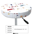 thumbnail image 2 of Goofa Nautical Lighthouse Sailboat Printed Stool Covers Round, Waterproof Round Bar Stool Covers Anti-Slip Round Bar Stool Seat Cover with Elastic Bands Durable -, 2 of 7
