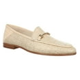 thumbnail image 1 of Sam Edelman Lior Eggshell Almond Toe Slip On Stacked Heel Fashion Classic Loafer (Eggshell, 7.5), 1 of 4