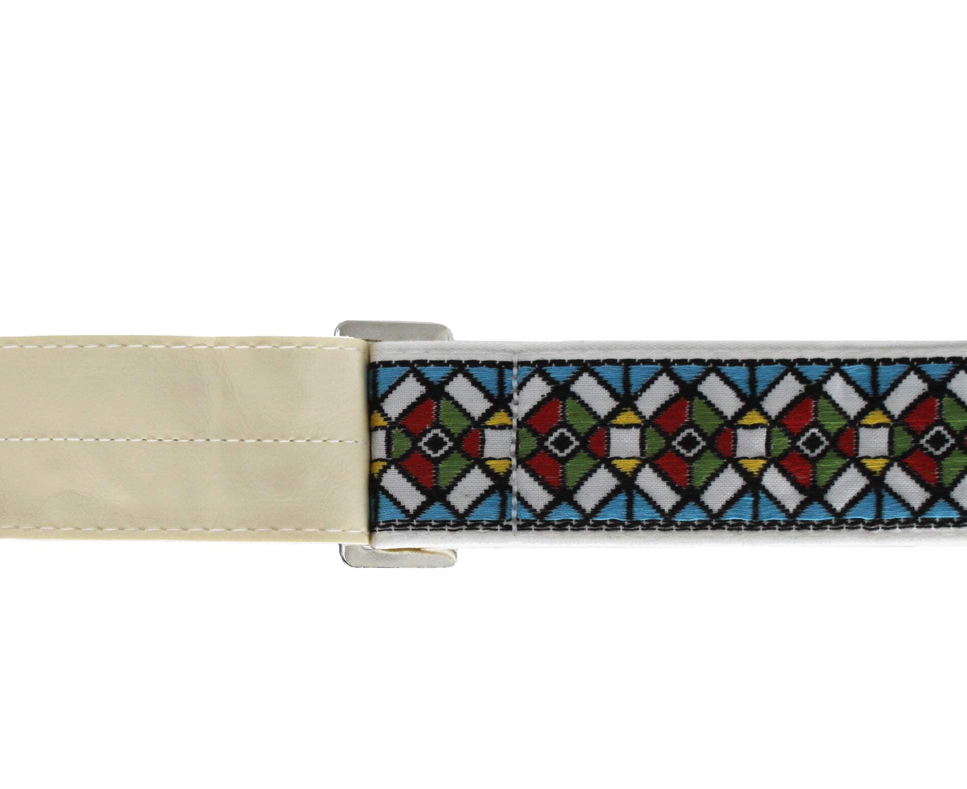 Ace Guitar Strap  Vintage Style  Stained Glass Design  D'Andrea