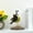 B, variant on 1PC World Bee Honeybee Day Decorations Plush Birds Ornaments Tiered Tray for Figurine Party Table Shelf Home Mantel Fireplace Decor