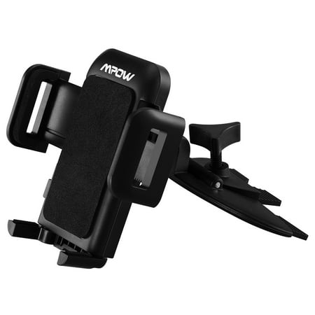 Mpow Grip Pro 2 Universal CD Slot Car Mount Holder for iPhone,Samsung Galaxy and Other Cellphones,with Just A Push, 360 Degree Rotation (Best Camera Car Mount)
