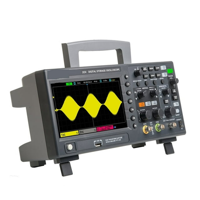 Digital Oscilloscope 2C10 2D15 2D10 2C15 2-Channel, 25MHz Signal Generator; Resolution: 8 Bits, Sampling Rate 1 GSa/S ,Professional Designed