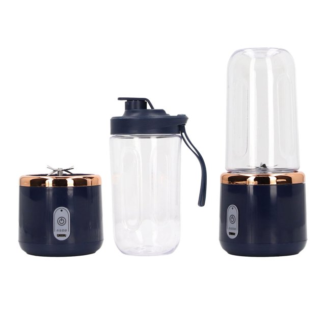 400ml Cordless Portable Blender, 6 Blades 22000Rpm USB Rechargeable Personal Blender, Travel Blender with 1500mAh for Ice Drinks, Juices, Blended Fruits and Vegetables