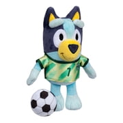 Bluey Soccer 9 inch Plush Toy, with Soccer Jersey and Plush Ball. Ages 3+