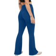 thumbnail image 2 of Flare Yoga Pants, Crossover Yoga Pants with Tummy Control, High-Waisted and Wide Leg, 2 of 5