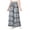 01 Blue, variant on Girls Wide Leg Plaid Pants Versatile Casual Elastic Waist Summer Loose Travel Athletic Pants for 1-13 Years