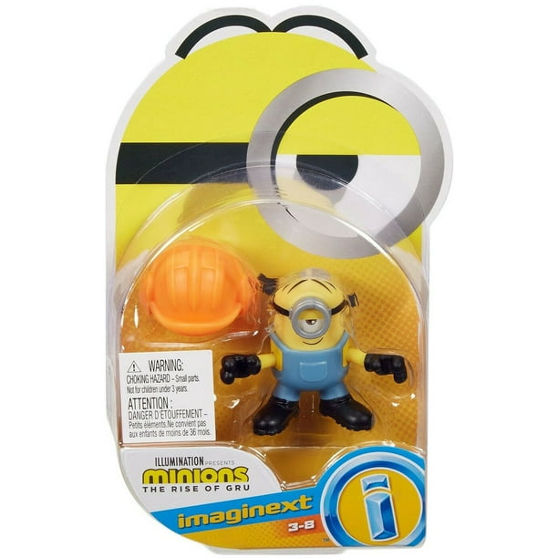 Despicable Me Minions Rise Of Gru Imaginext Stuart With Hard Hat Mini Figure Walmart Com Walmart Com