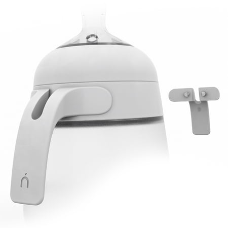 Nanobebe Quick Snap Handle Sets for Flexy Silicone Baby Bottle, 2-Pack, White