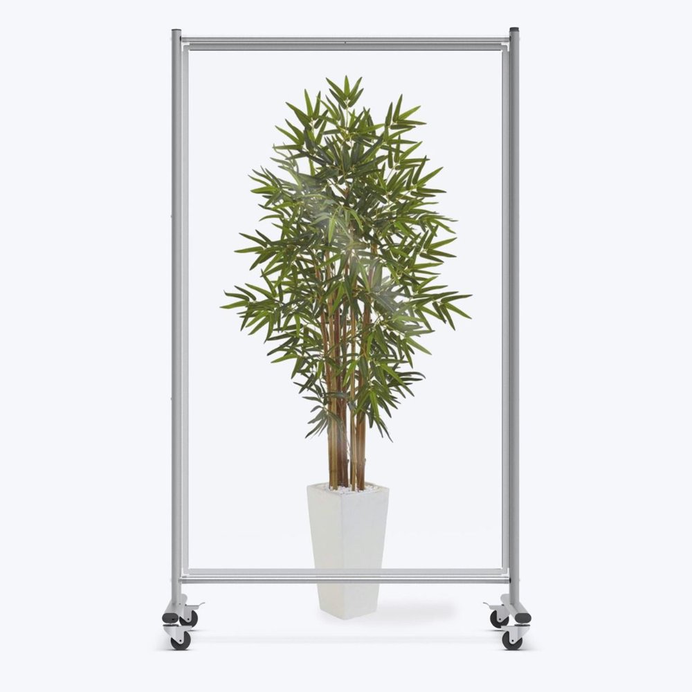 Mobile Clear Acrylic Room Divider/Sneeze Guard