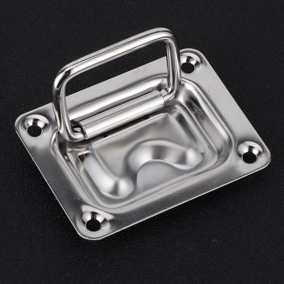 304 Stainless Steel Flush Mount Deck Hatch Pull Ring Handle - 3 x 2.2 Inch Marine Hardware Accessory stainless steel Boat Yacht Ship Sailing Marine Hardware Accessory