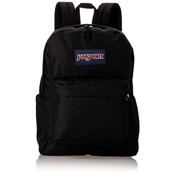 JanSport Superbreak Plus Backpack - School, Work, Travel, or Laptop Bookbag with Water Bottle Pocket, Black