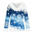 Womens Christmas Tunics or Tops To Wear with Leggings Xmas Snowflake