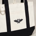 thumbnail image 3 of Halloween Canvas Tote Bag, Reusable Shopping Bag, Cute Spooky Shoulder Handbag for Women, Halloween Party, Travel, Grocery and Daily Use, 3 of 6