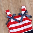 thumbnail image 2 of FEDPOP 4th of July Dresses Toddler Girl American Flag Tank Dress 2T, 2 of 8