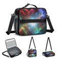 thumbnail image 5 of Colorful Starry Sky and Universe Insulated Lunch Bag with Shoulder Strap and Bottle Holder,Bento School Lunch Bag Box,11x9.5x3.5 Inches, 5 of 5