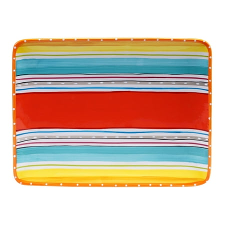 15.75 Inch Tray - Certified International Mariachi Rectangular Platter 15.75-inch x 12-inch