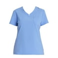 thumbnail image 3 of Scrubstar Women's Core Essentials Stretch V-Neck Scrub Top, Sizes XS-3XL, 3 of 7