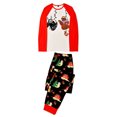 thumbnail image 3 of GYRATEDREAM Matching Family Pajamas Sets Christmas PJ's with Sloth Printed Long Sleeve Tee and Bottom Loungewear Sleepwear, 3 of 9