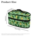 thumbnail image 6 of HELLHERO Dustproof Travel Home Iron Organizer Banana Monstera Leaf Pattern Reusable Portable Travel Steamer Storage Bag Holder Organizer, Case Only, 6 of 6