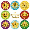 thumbnail image 2 of Children Reward Stickers Creative School Supplies Reward Cute Star Sticker 2.5cm Circle Kids Students Toy Stickers heqiyong LED, 2 of 2