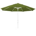 thumbnail image 1 of California Umbrella GSCU118170-5429-DWV Parasol de Marché Rond en Aluminium de 11 Pi, Inclinaison à Col et Mât Blanc - Sunbrella Macaw, 1 of 4