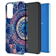 Samsung Galaxy A51 Case (NOT FOR 5G Version), Rosebono Slim Hybrid Dual Layer Shockproof Hard Cover Graphic Fashion Cute Colorful Silicone Skin Cover Armor Case for Samsung Galaxy A51 (Mandala)