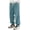 Lake Blue, variant on Men's Corduroy Joggers with Elastic Waist & Drawstring - Tapered Casual Pants Comfort Fit​
