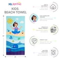 thumbnail image 3 of Ms. Rachel Kids Cotton Beach Towel, 28" X 58", 3 of 8
