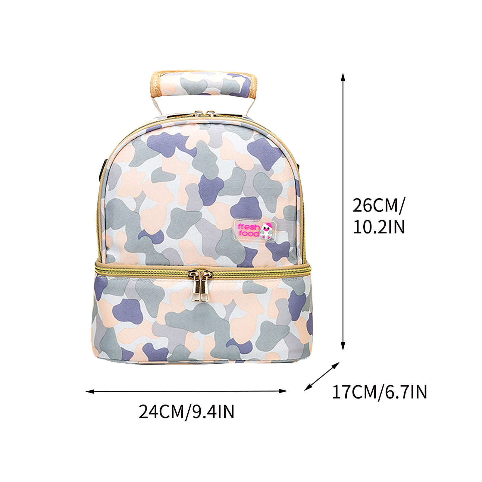 SPOORYYO Breastmilk Cooler Bag with Ice Pack,Insulation Bag Milk Bag Milk Storage Backpack Bento Bag Double-layer Breast Milk Backpack Milk Bottle Fresh-keeping And Refrigerated Mommy Bag