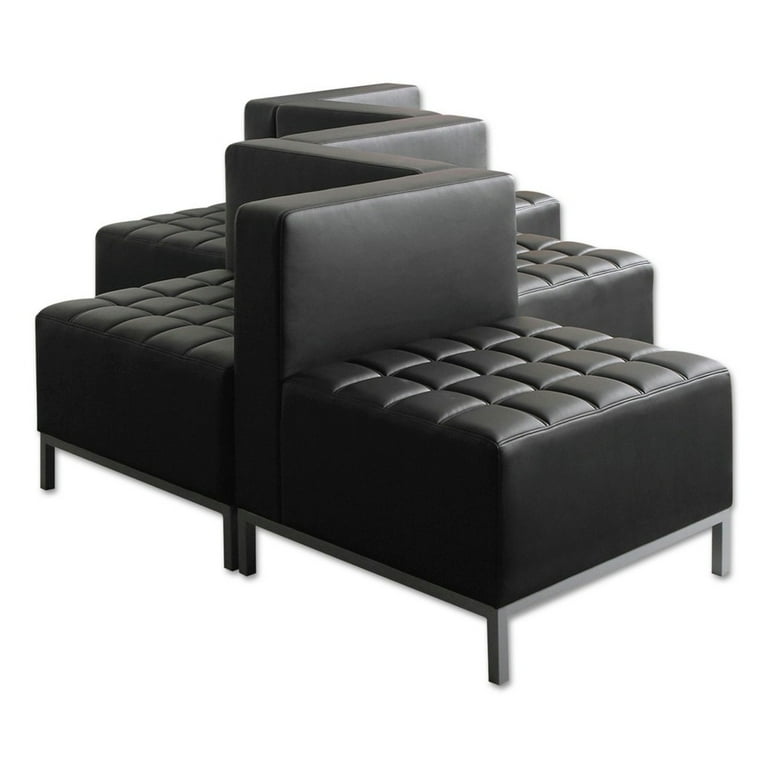 Alera QUB Series Ottoman, 26.38w x 21.5d x 17.5h, Black Alera QUB Series Ottoman, 26.38w x 21.5d x 17.5h, Black